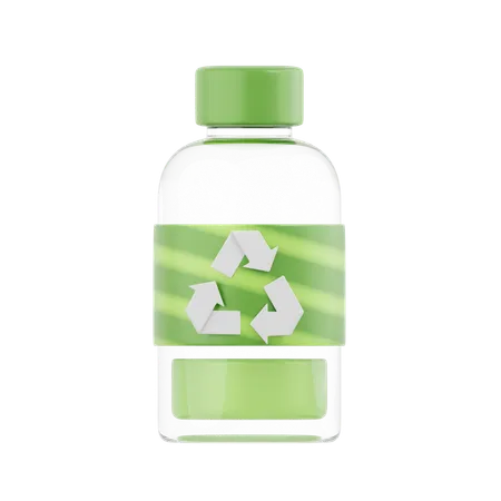 Reciclar botella  3D Icon