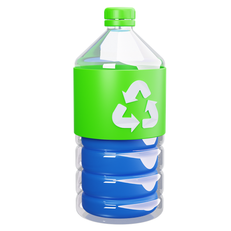 Botella reciclada  3D Icon