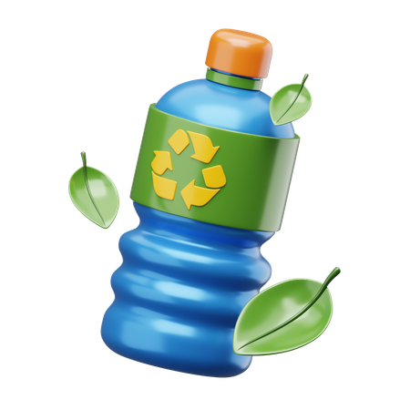 Reciclar botella  3D Icon