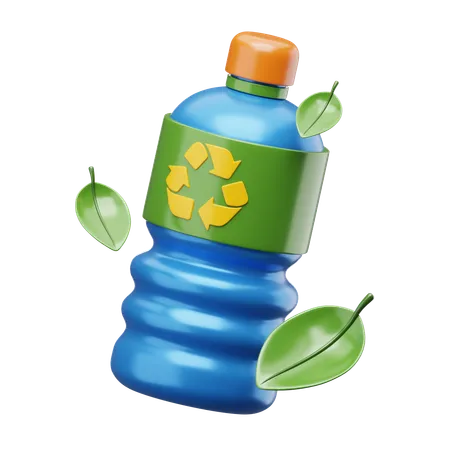 Reciclar botella  3D Icon