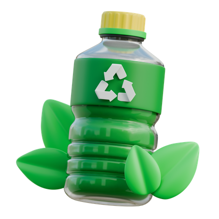 Reciclar botella  3D Icon