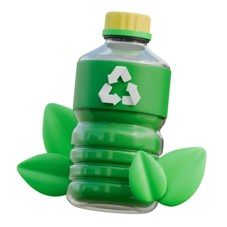 Reciclar botella  3D Icon