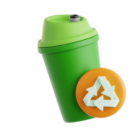 Botella reutilizable  3D Icon