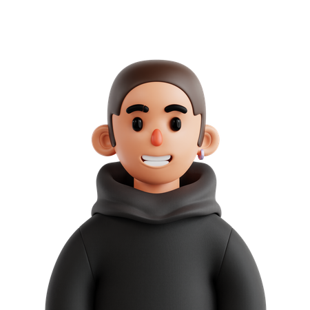 Chico con estilo  3D Icon