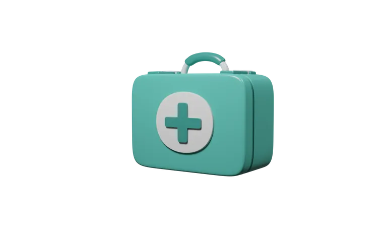 Botiquín médico  3D Icon