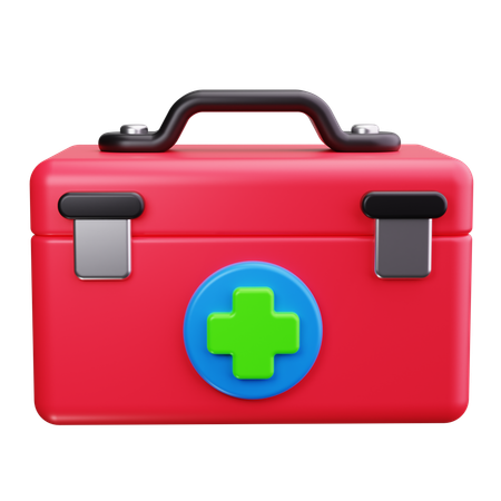 Kit de primeros auxilios  3D Icon