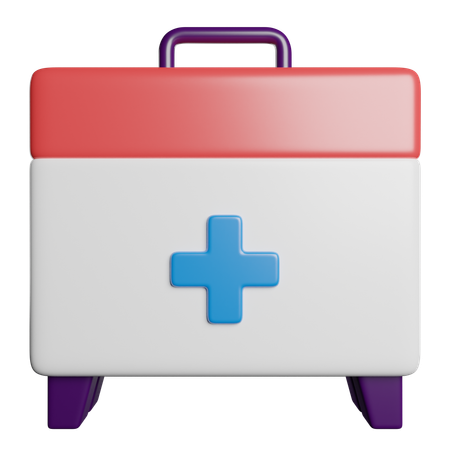 Kit de primeros auxilios  3D Icon