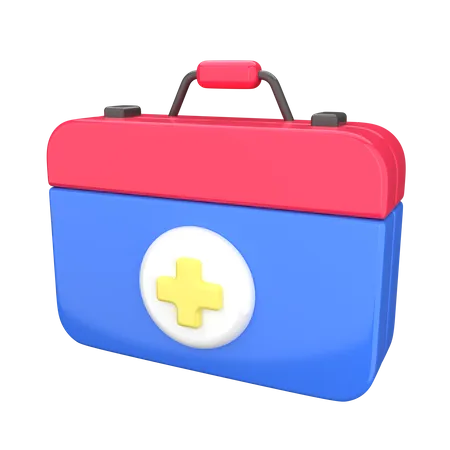 Kit de primeros auxilios  3D Illustration
