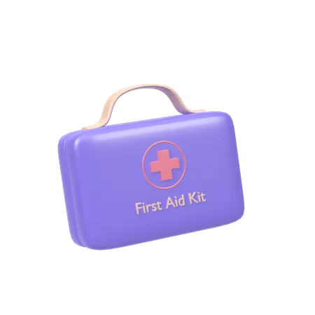 Kit de primeros auxilios  3D Icon