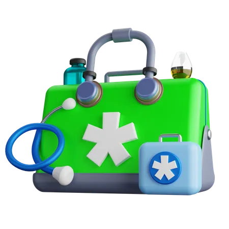 Botiquín médico  3D Icon