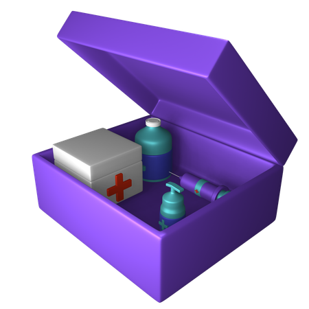 Botiquín médico  3D Icon