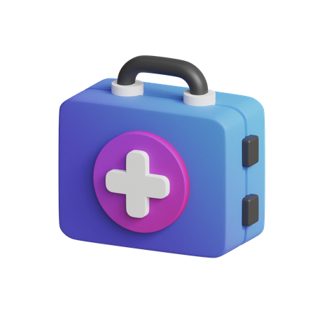 Botiquín médico  3D Icon