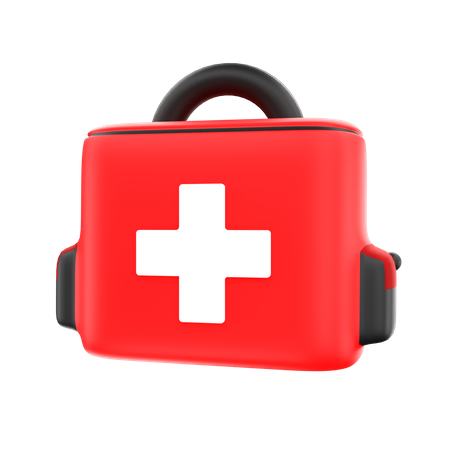 Botiquín médico de emergencia  3D Icon