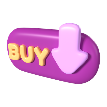 Botón comprar  3D Icon