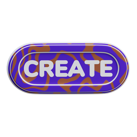 Botón crear  3D Icon