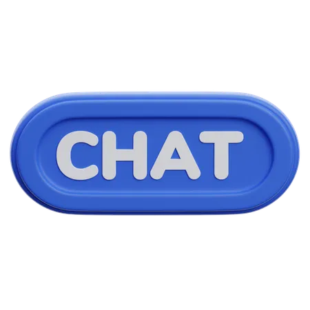 Botón de chat  3D Icon