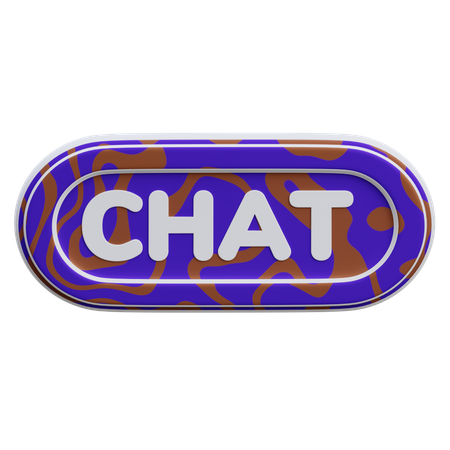 Botón de chat  3D Icon