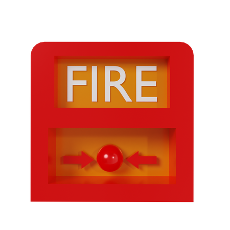Botón de disparo de emergencia  3D Icon