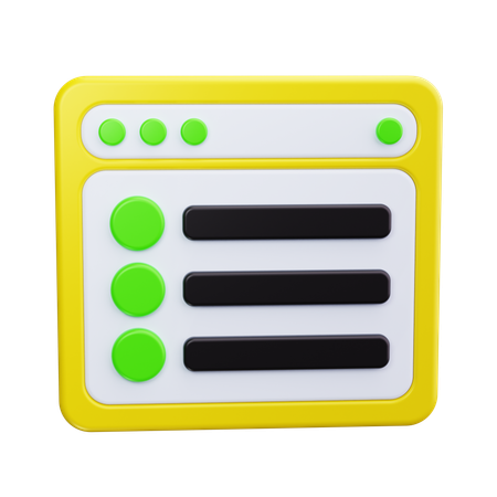 Boton de radio  3D Icon