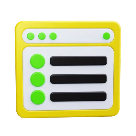 Boton de radio  3D Icon