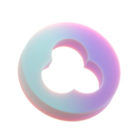 Botón del club  3D Icon