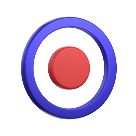 Botón de grabación  3D Icon