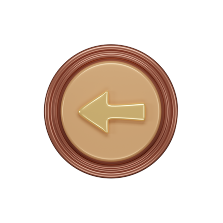 Botón izquierdo  3D Icon