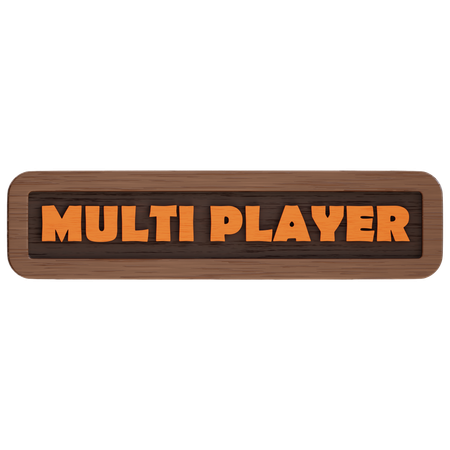 Botón multijugador  3D Icon