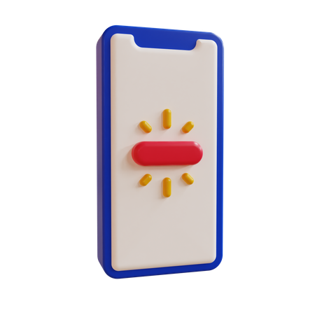 Botón del teléfono  3D Icon