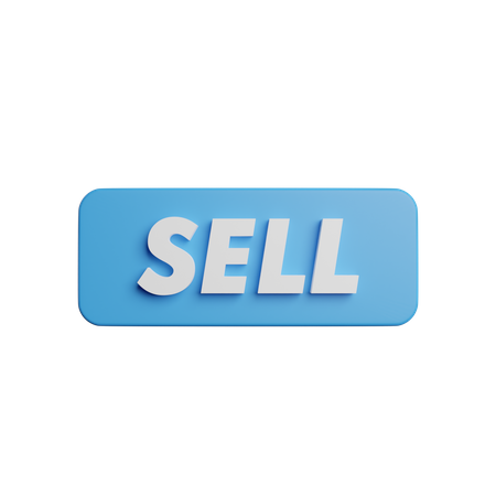 Botón de venta  3D Icon