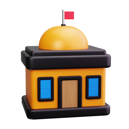 Botschaft  3D Icon