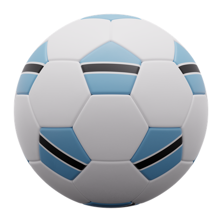 Botswana Ball  3D Icon