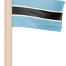 free 3d botswana flag 