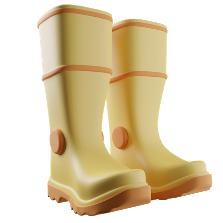 Botte de jardinage  3D Icon