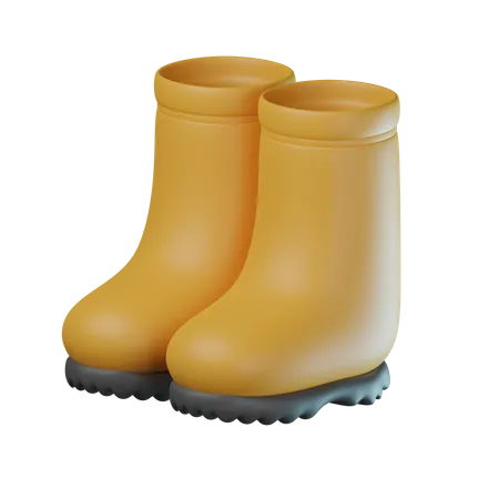 Botte de pluie  3D Icon