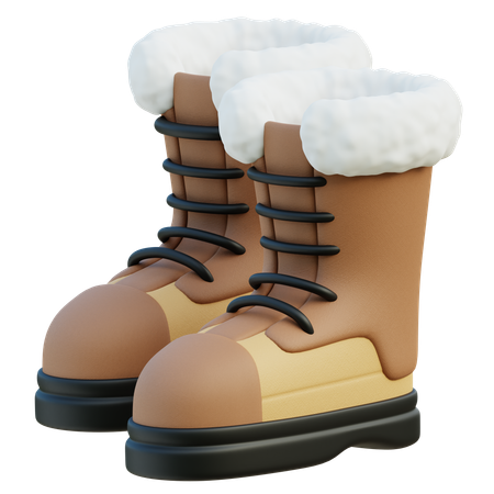 Bottes d'hiver  3D Icon