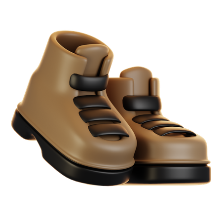 Bottes d'hiver  3D Icon