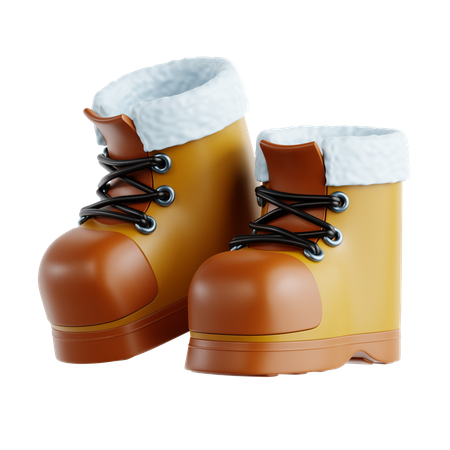 Bottes d'hiver  3D Icon