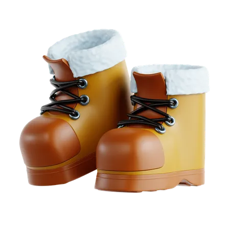 Bottes d'hiver  3D Icon