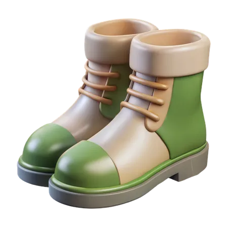 Bottes de combat  3D Icon