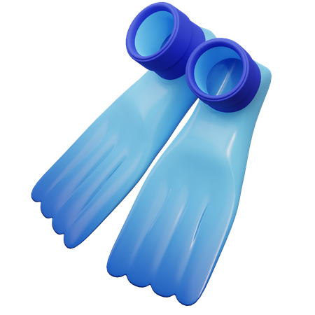 Bottes de plongée  3D Icon