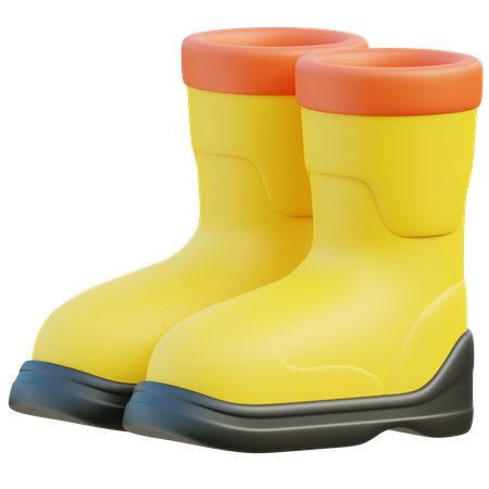 Bottes de pluie  3D Icon