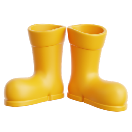 Bottes de pluie  3D Icon