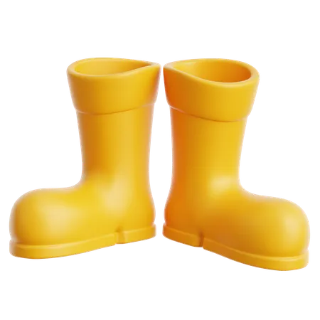 Bottes de pluie  3D Icon