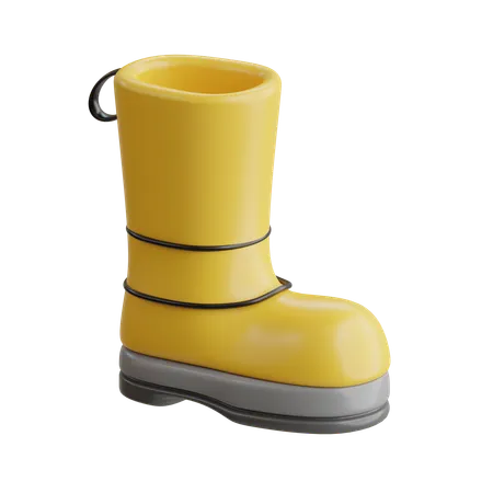 Bottes de pluie  3D Icon