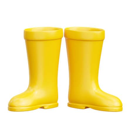 Bottes de pluie  3D Icon