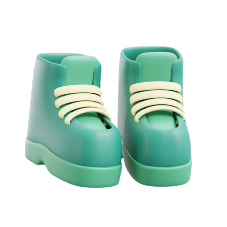 Bottes de randonnée  3D Icon