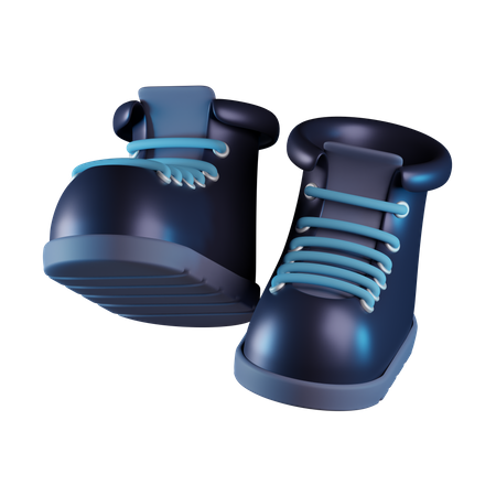 Bottes de randonnée  3D Icon