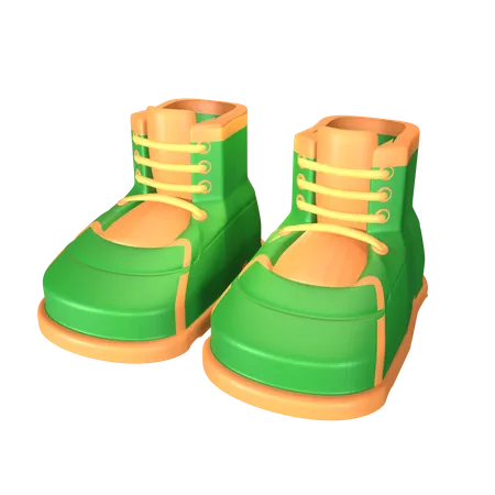 Bottes de randonnée  3D Icon