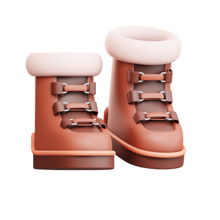 Bottes d'hiver  3D Icon